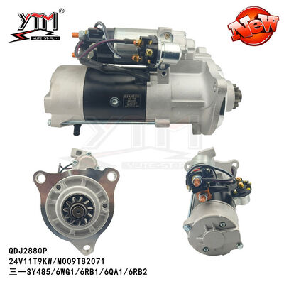 QDJ2880P Motor de arranque para SY485 24V 11T 9KW M009T82071