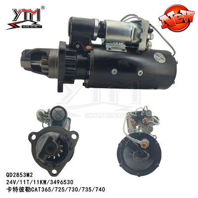 QD2853M2 motor de arranque para a Caterpillar CAT365/725/730/735/740 24V 11T 11KW 3496530