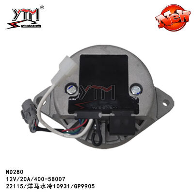 ND280 ALTERNADOR 22115 10931/GP9905/12V/20A/400-58007 para refrigeração por água Yanmar