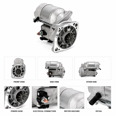 Motor de partida QDJ1201W 12V 1.4KW 9T STN4121 para substituição do motor da escavadeira Denso Doosan DH35, motor de partida OEM com OE 8941702050 8941702051