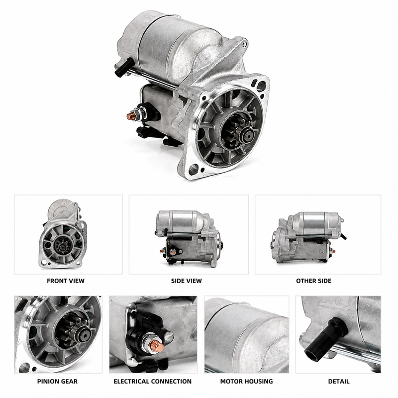 Motor de partida QDJ1201W 12V 1.4KW 9T STN4121 para substituição do motor da escavadeira Denso Doosan DH35, motor de partida OEM com OE 8941702050 8941702051
