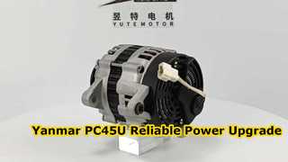 Apresente o alternador 4D84E 12V 60A para o motor YANMAR PC45-U 119836-77210 11983677210 para você